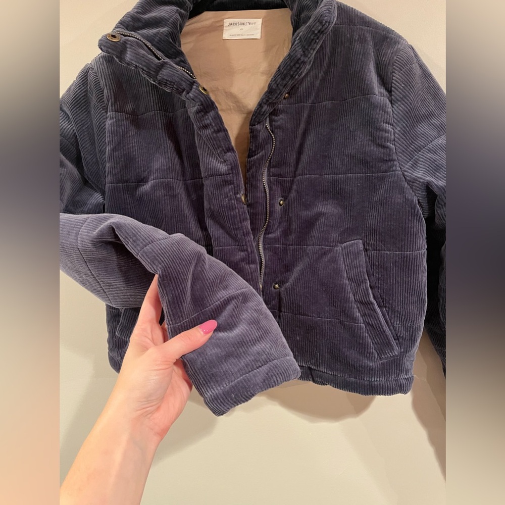 Jackson Rowe cropped corduroy jacket size XS - Picture 2 of 3